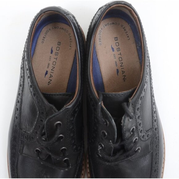 Bostonian Men\'s Melshire Wing Black Tumbled Leather Oxford US 9M main image 12